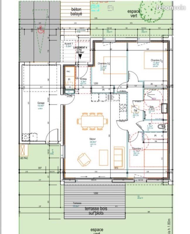 Maison à louer, 85m², Le Fenouiller