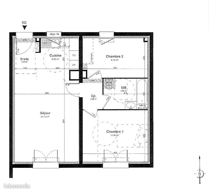 Appartement à louer, 60m², Moissy-Cramayel