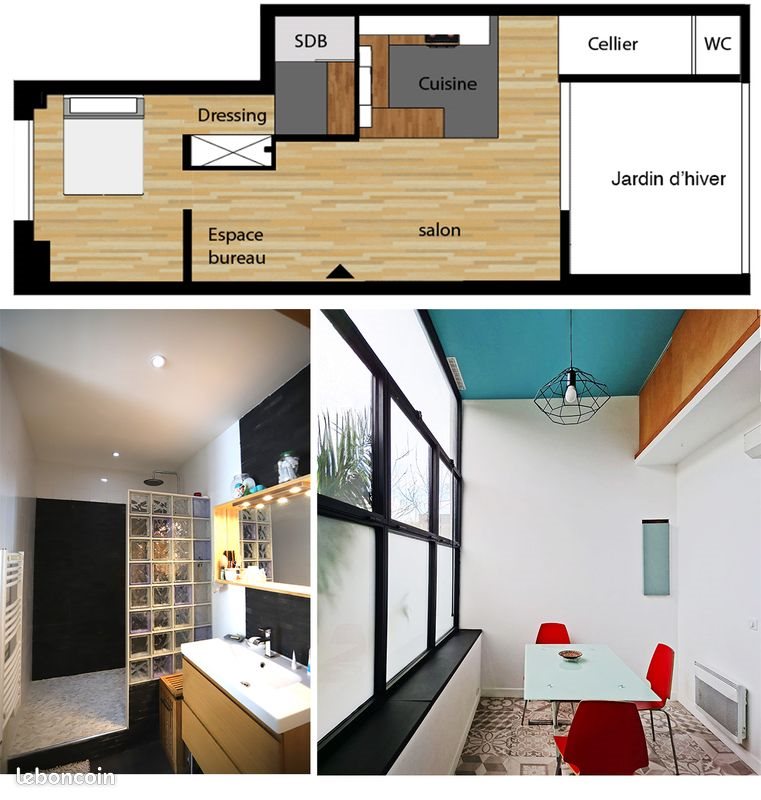 Appartement à louer, 61m², Bordeaux