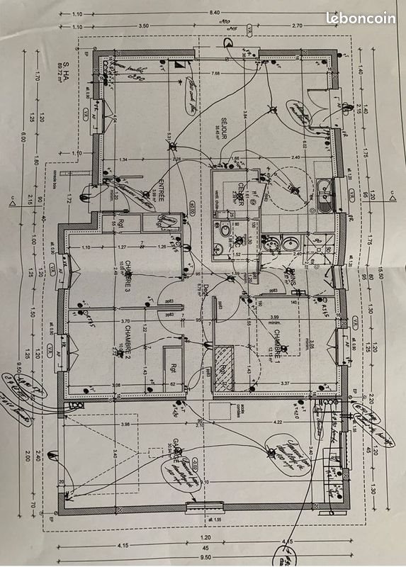 Maison à louer, 90m², Saint-Clair-de-la-Tour