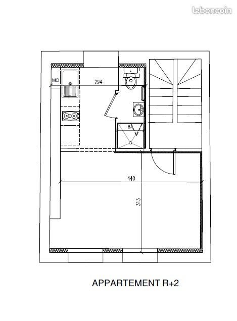 Appartement à louer, 21m², Rouen