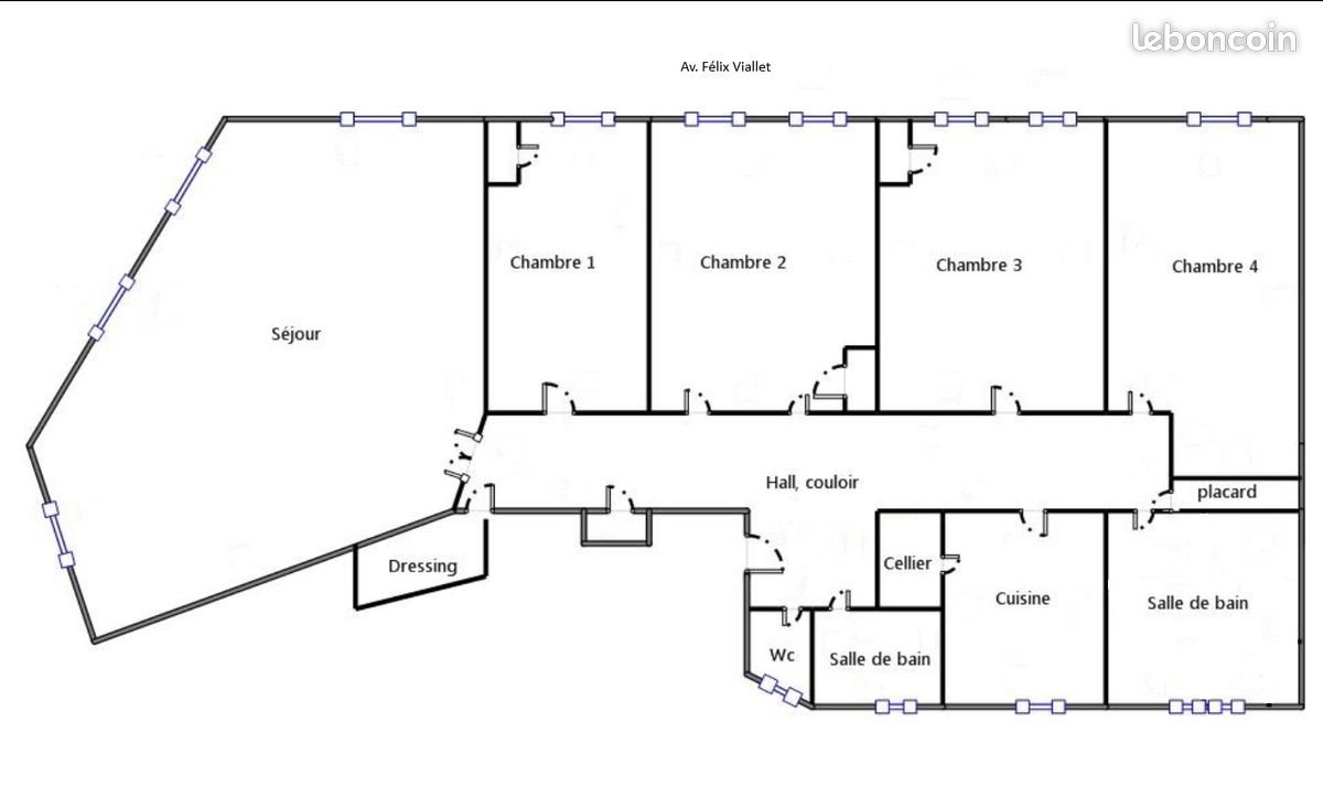 Appartement à louer, 182m², Grenoble