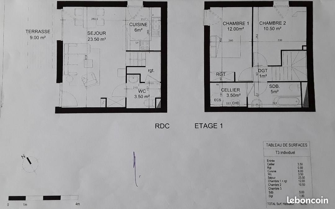 Maison à vendre, 65m², Rouen