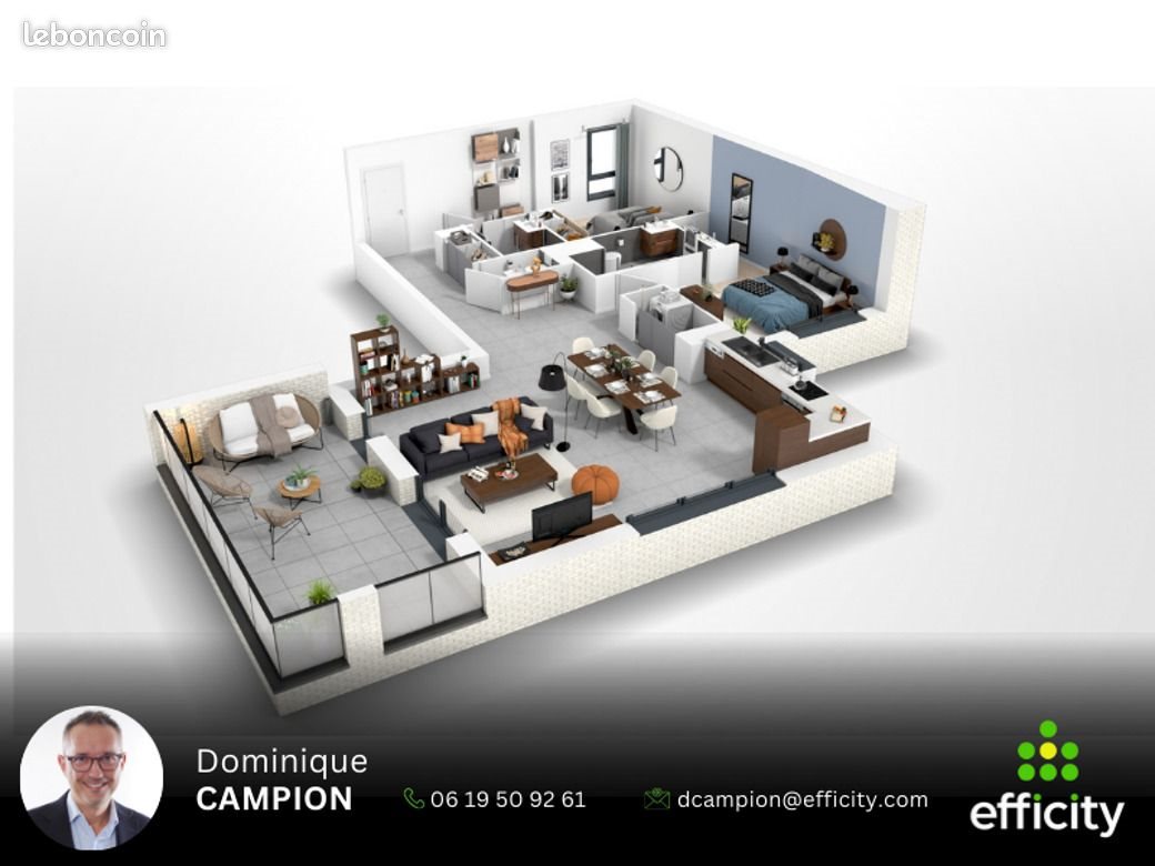 Appartement à vendre, 89m², Grenoble