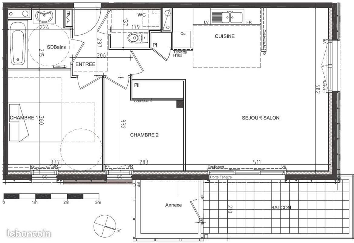 Appartement à vendre, 64m², Sainte-Luce-sur-Loire
