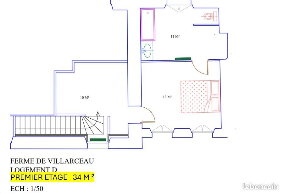 Maison à louer, 80m², Nozay