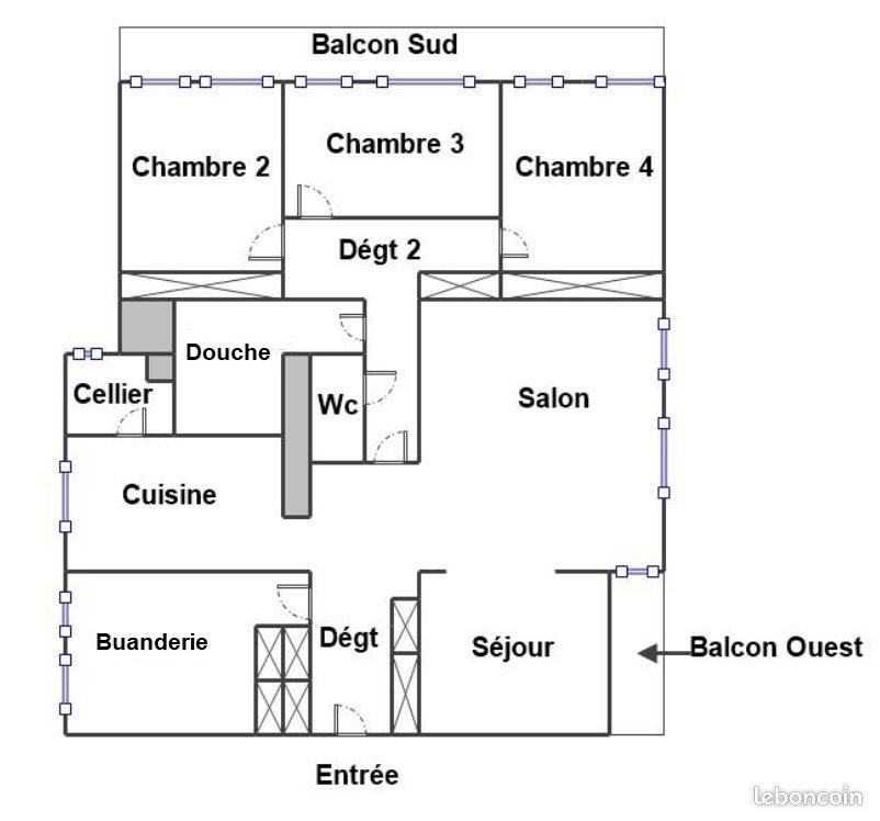Appartement à vendre, 106m², Grenoble
