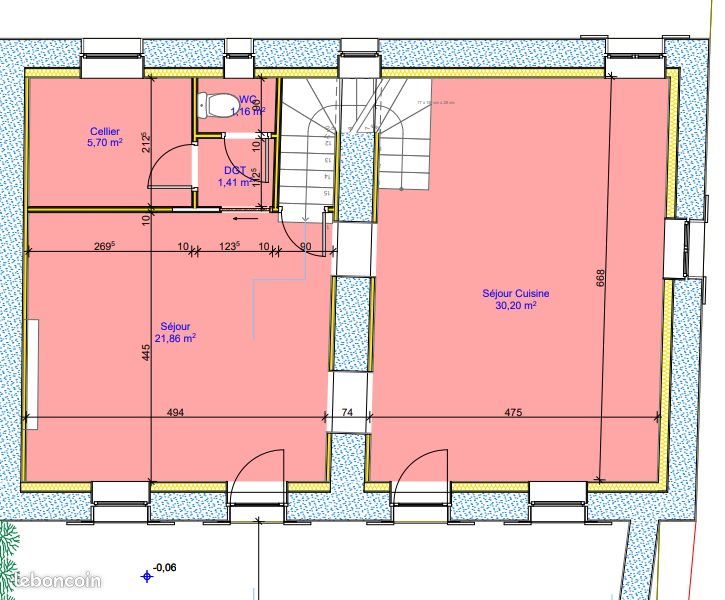 Maison à louer, 121m², Champlay