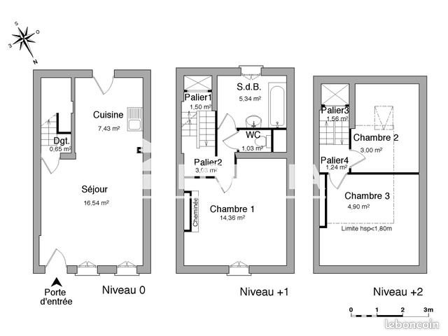 Maison à louer, 70m², Saint-Gatien-des-Bois