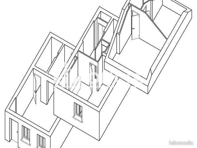 Maison à louer, 70m², Saint-Gatien-des-Bois