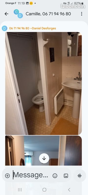 Appartement à louer, 21m², Chamalières