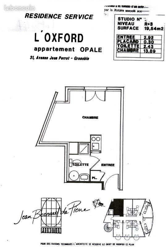 Appartement à vendre, 19m², Grenoble