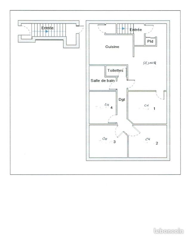Appartement à louer, 80m², Bourg-lès-Valence