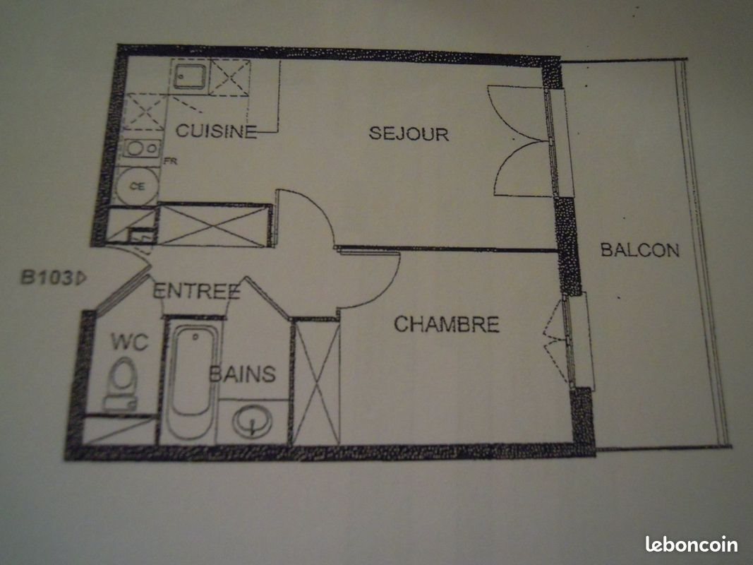 Appartement à louer, 35m², Metz