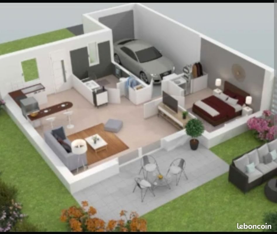 Maison à louer, 55m², Marange-Silvange