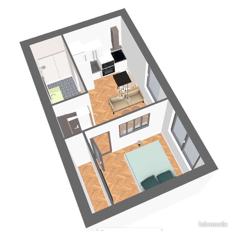 Appartement à vendre, 24m², Reims