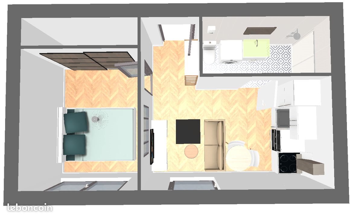 Appartement à vendre, 24m², Reims