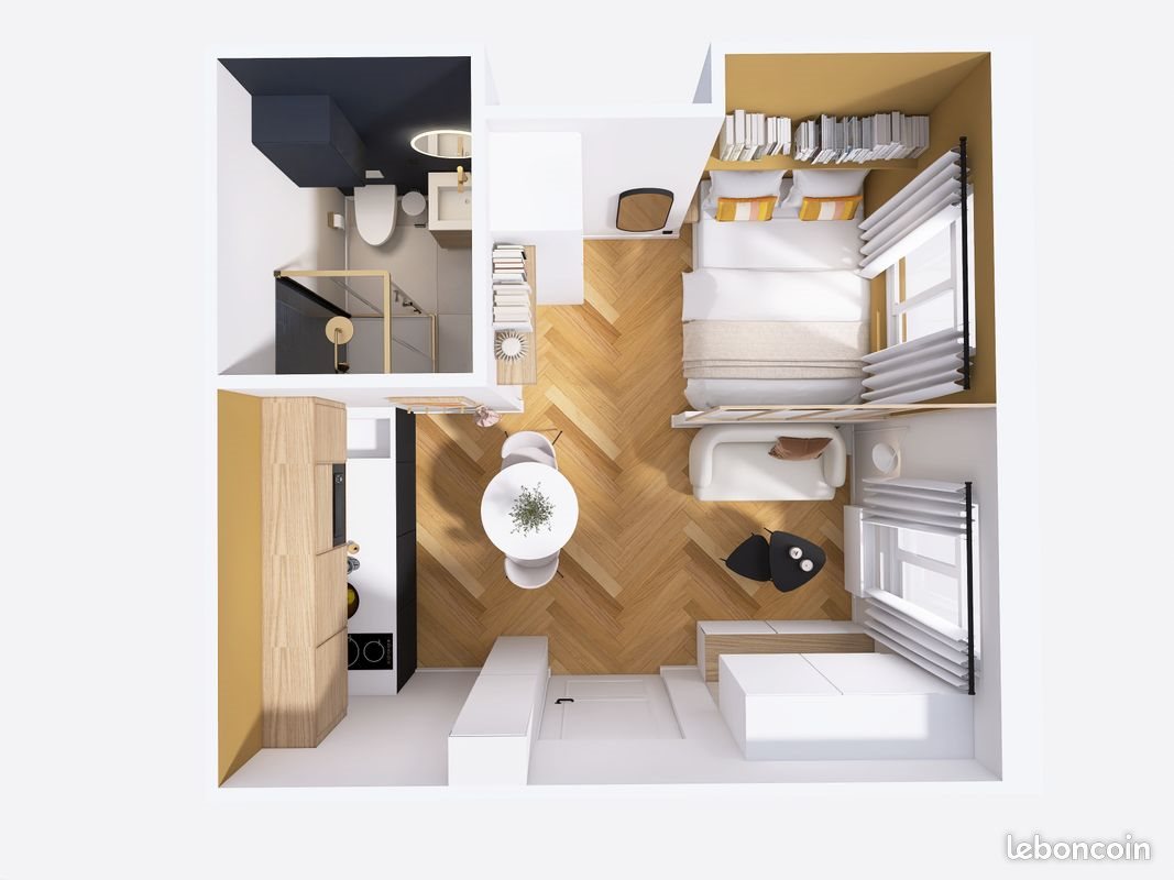 Appartement à louer, 18m², Amiens