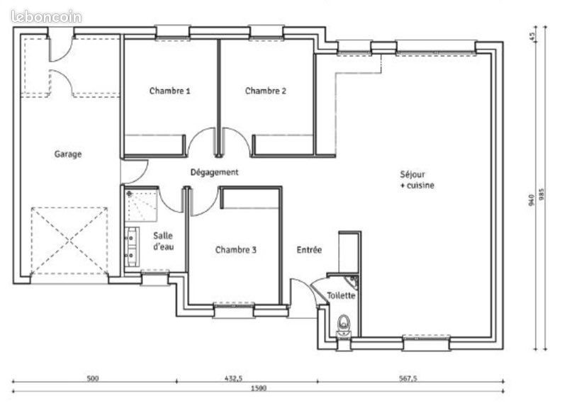 Maison à vendre, 112m², Malzéville