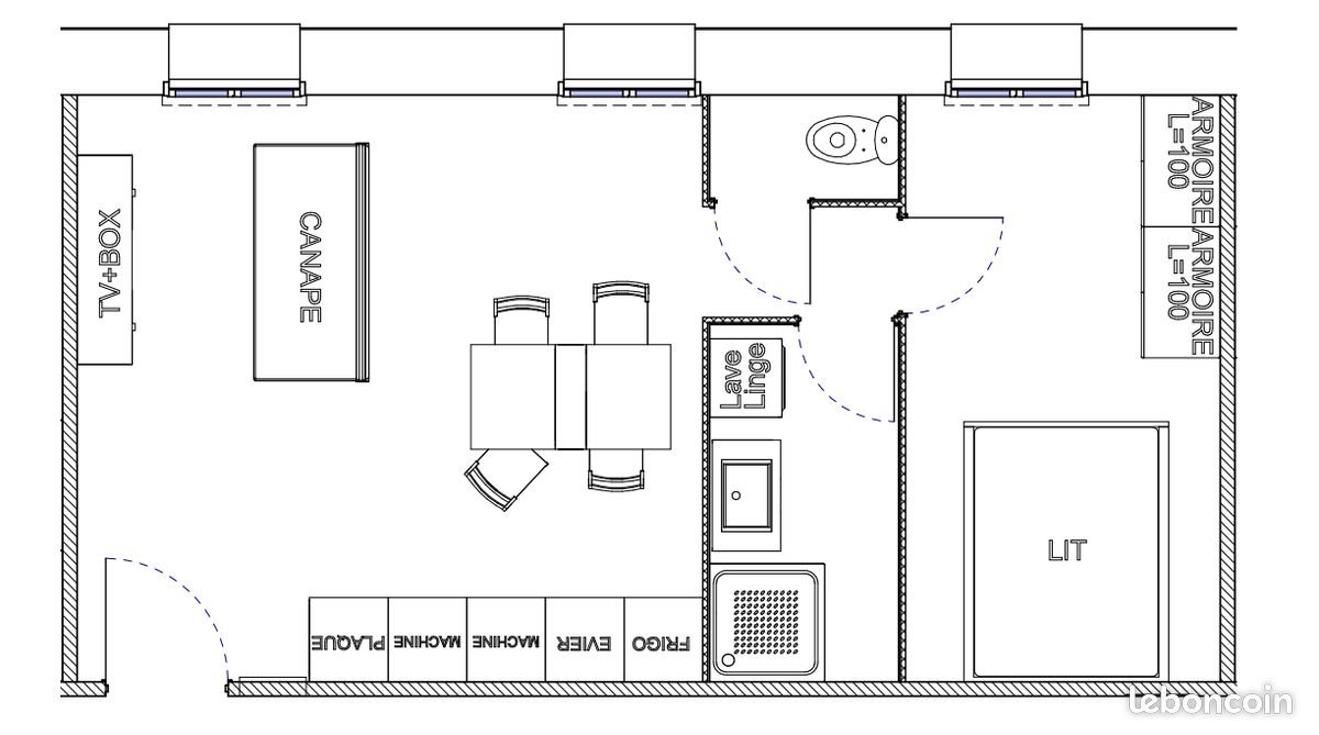 Appartement à louer, 38m², Toulon