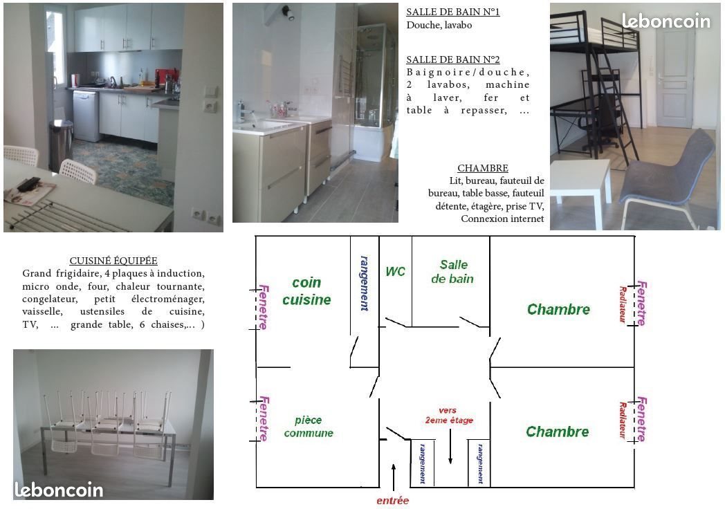 Appartement à louer, 100m², Berck