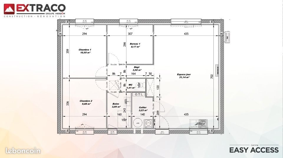 Maison à vendre, 71m², Gaillefontaine