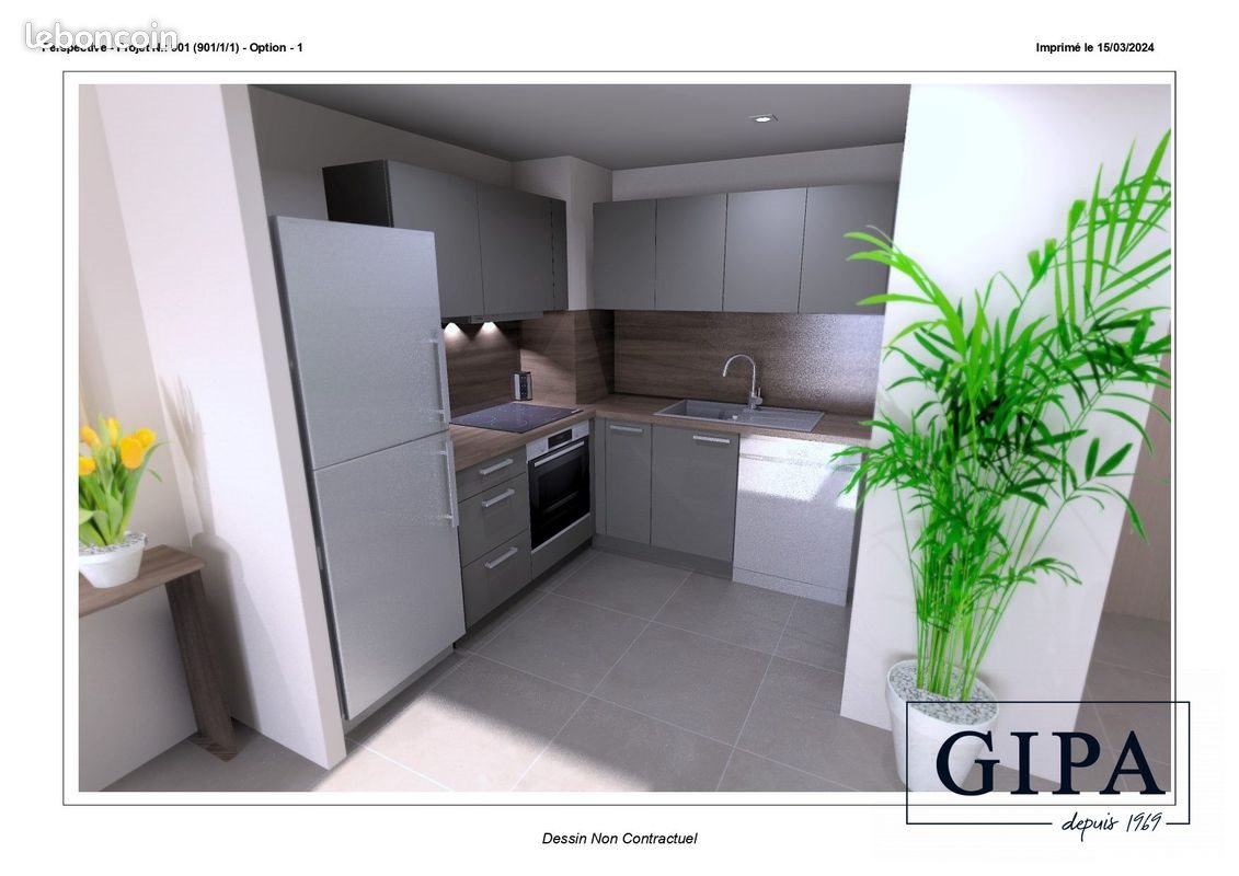 Appartement à louer, 44m², Eckbolsheim