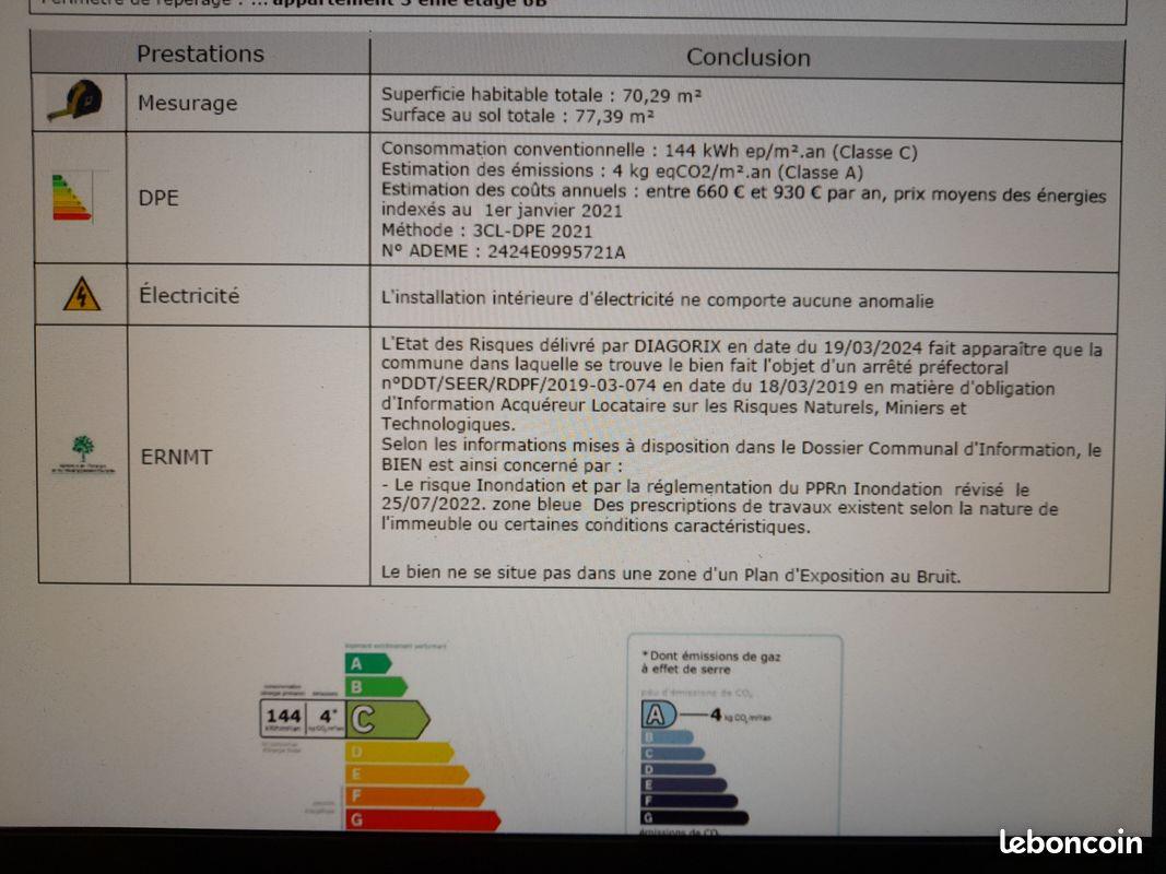 Appartement à vendre, 70m², Terrasson-Lavilledieu
