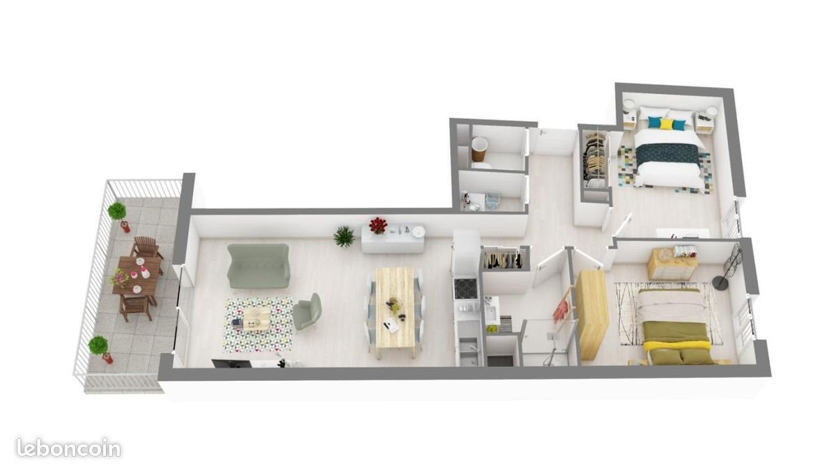 Appartement à louer, 76m², Nantes