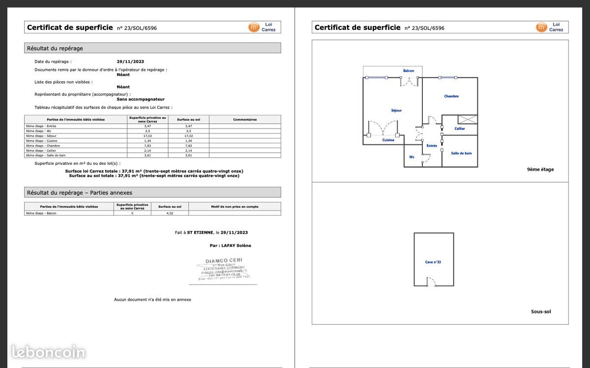 Appartement à vendre, 37m², Saint-Etienne