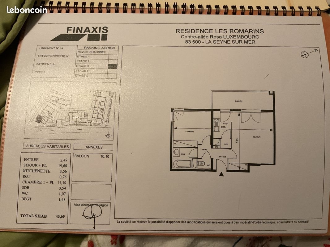 Appartement à louer, 44m², La Seyne-sur-Mer