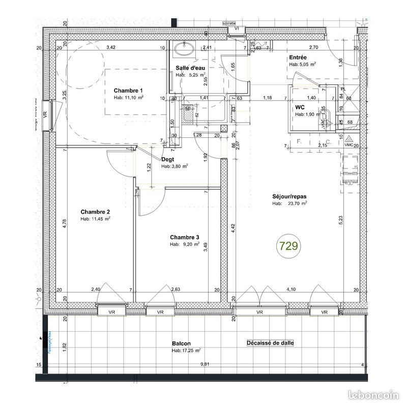 Appartement à vendre, 72m², Strasbourg
