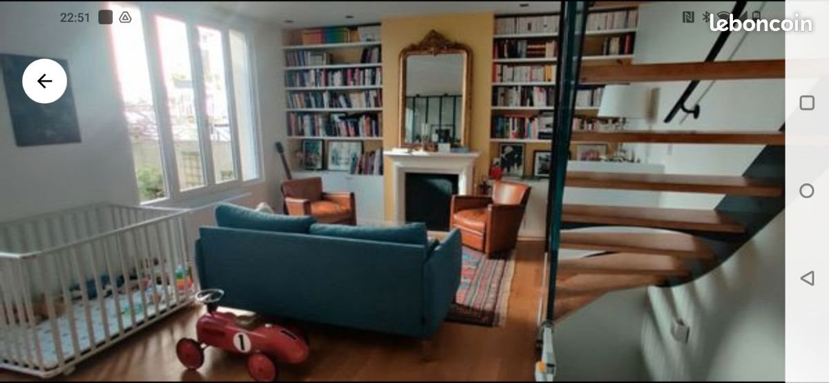 Maison à louer, 105m², Paris 18ème