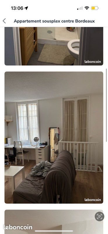 Appartement à louer, 38m², Bordeaux