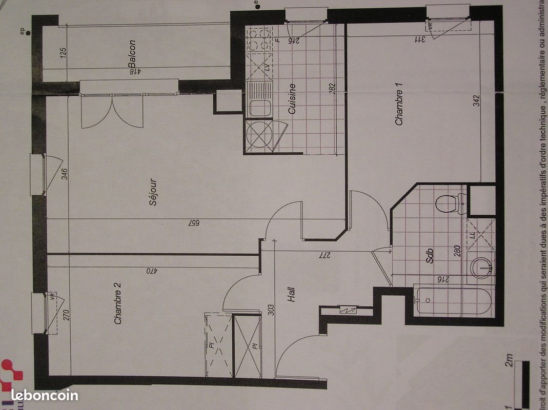 Appartement à louer, 60m², Lille