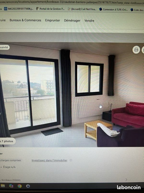 Appartement à louer, 30m², Bordeaux