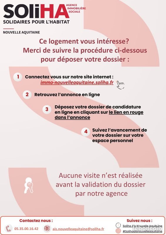 Maison à louer, 92m², Lezay