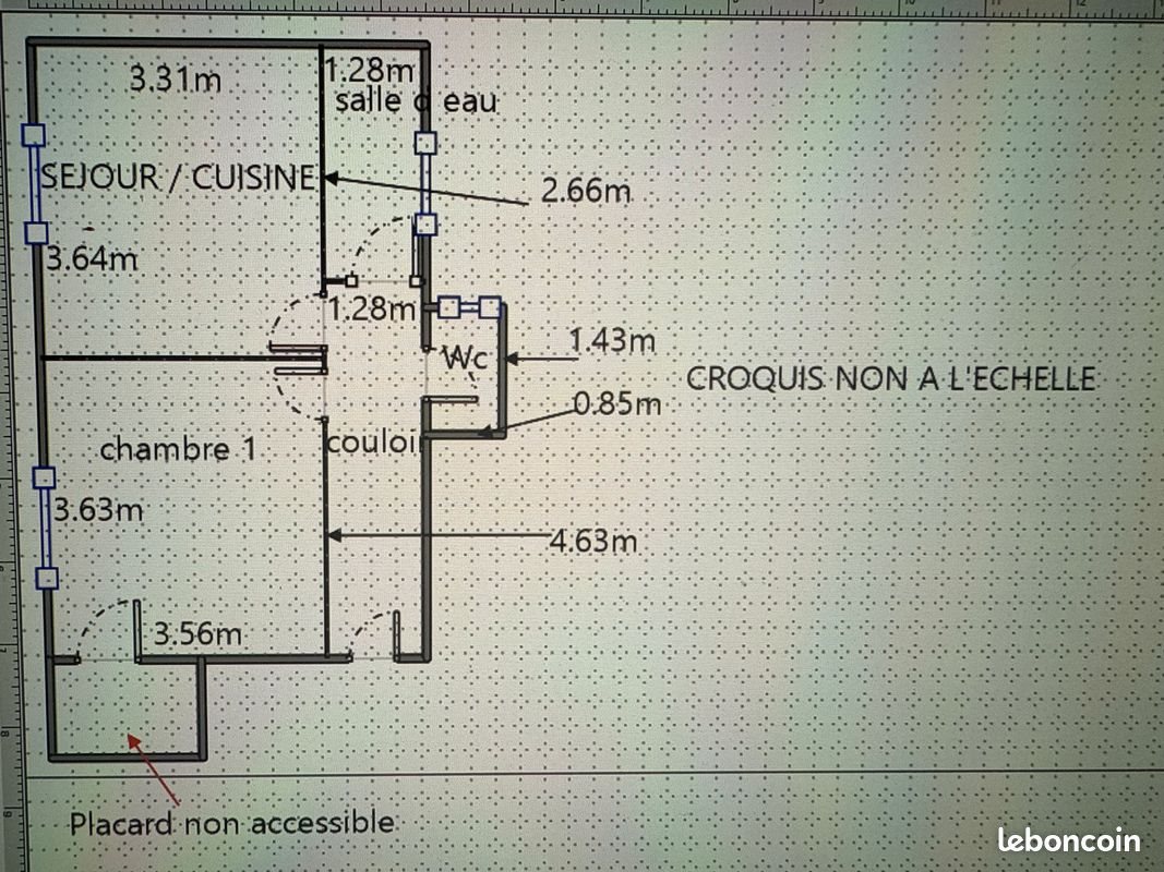 Appartement à louer, 35m², Puteaux
