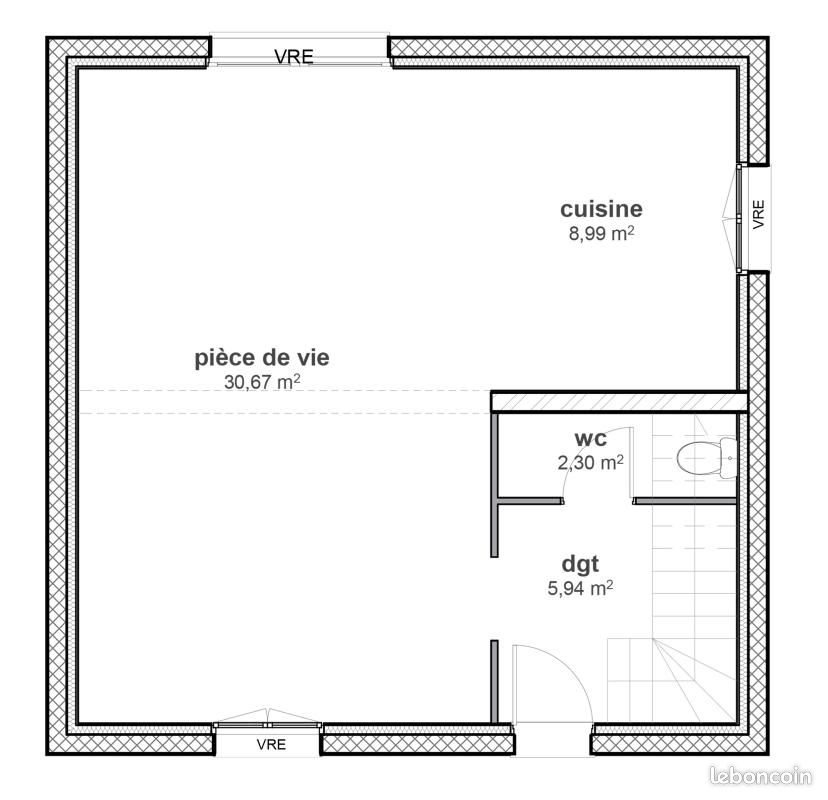 Maison à vendre, 80m², Bellegarde