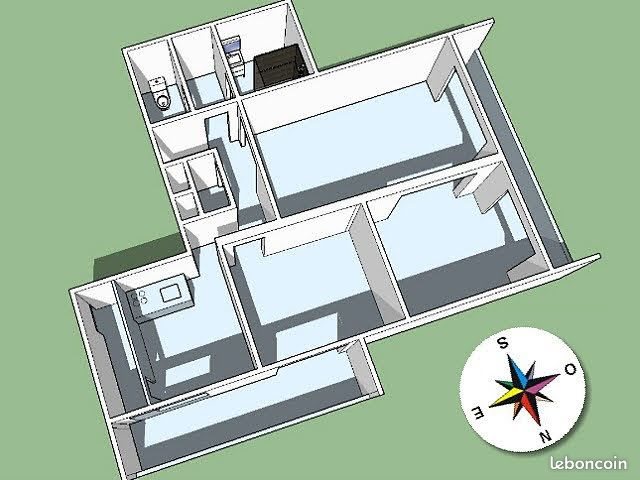 Appartement à louer, 59m², Chaville