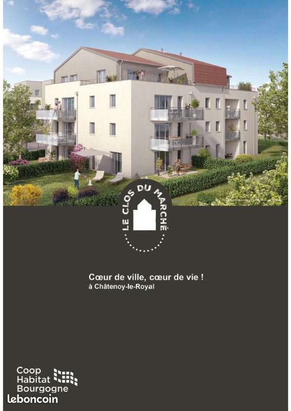 Appartement à vendre, 65m², Châtenoy-le-Royal