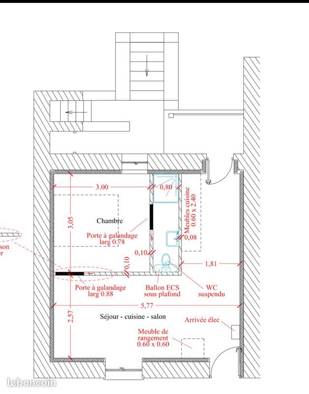Maison à louer, 33m², Saint-Amand-Montrond