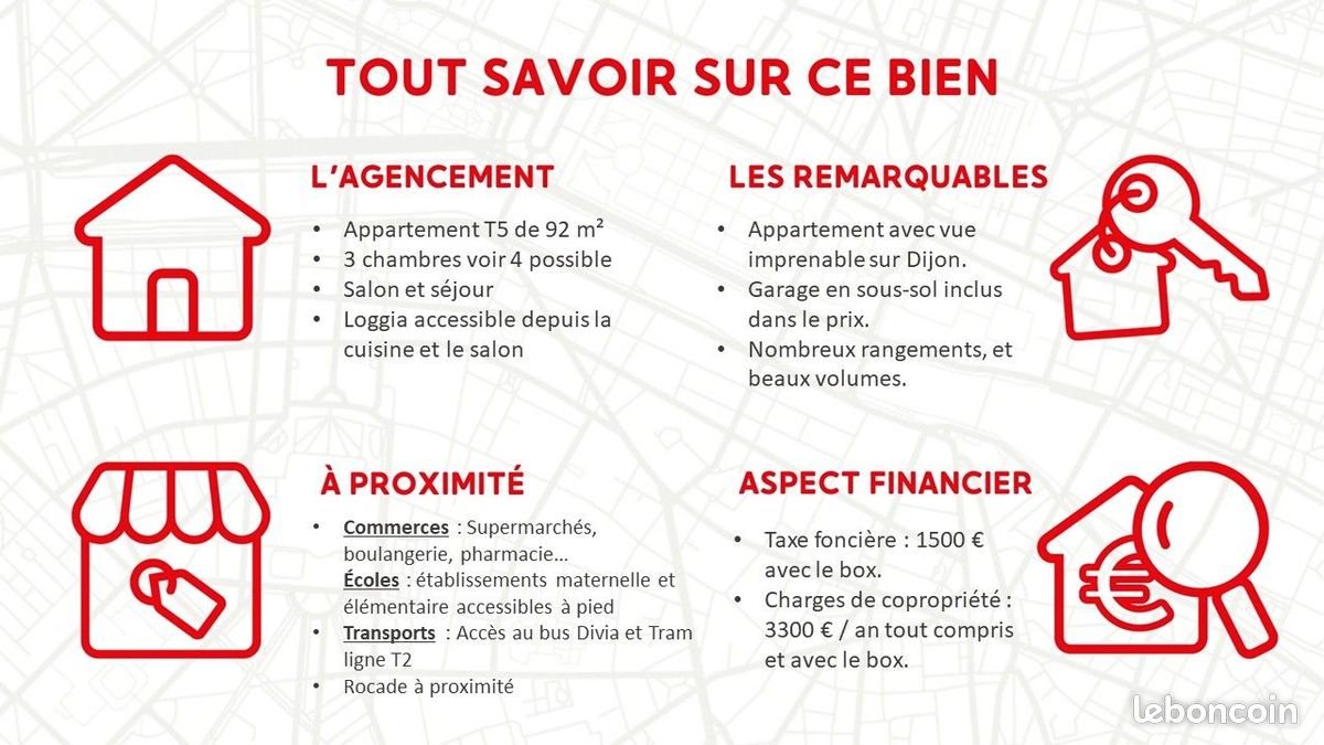 Appartement à vendre, 92m², Chenôve