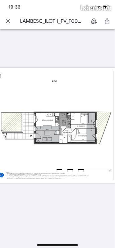 Appartement à vendre, 58m², Lambesc