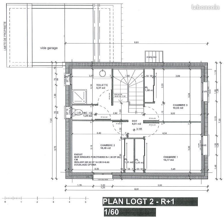 Maison à louer, 91m², Félines