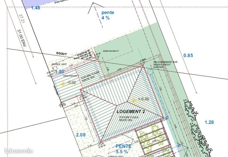 Maison à louer, 91m², Félines