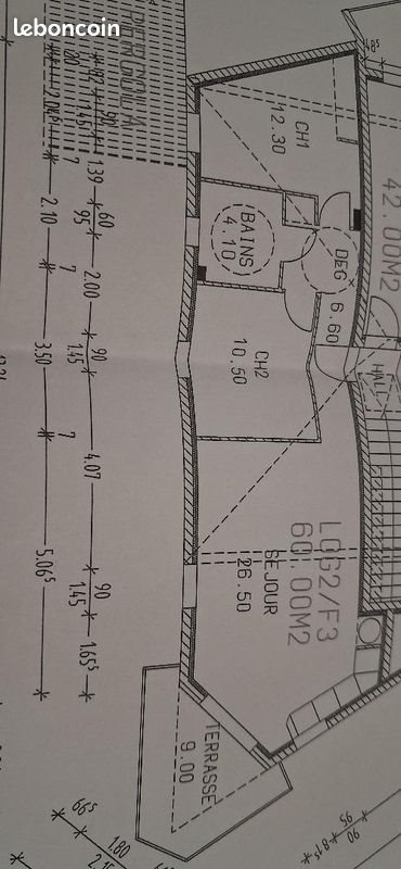 Appartement à vendre, 60m², Toulouges