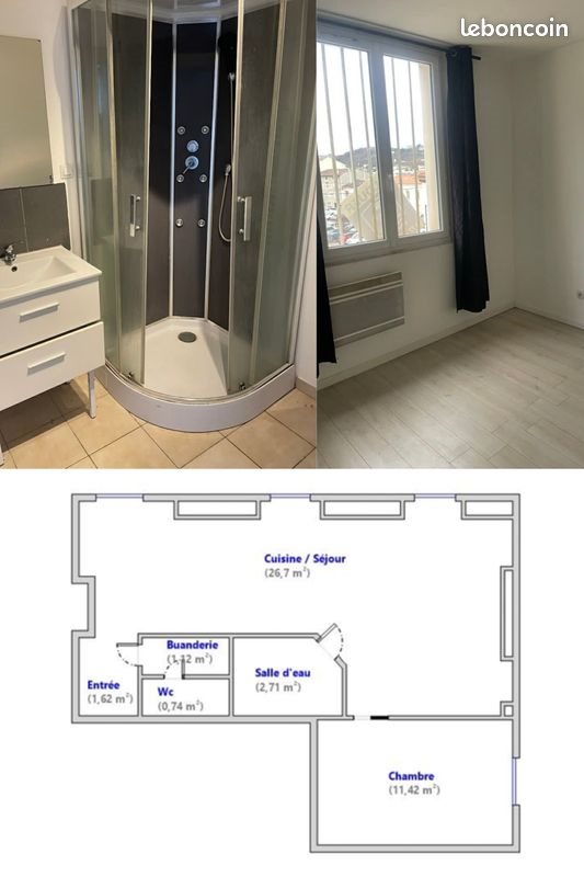 Appartement à vendre, 44m², Rive-de-Gier