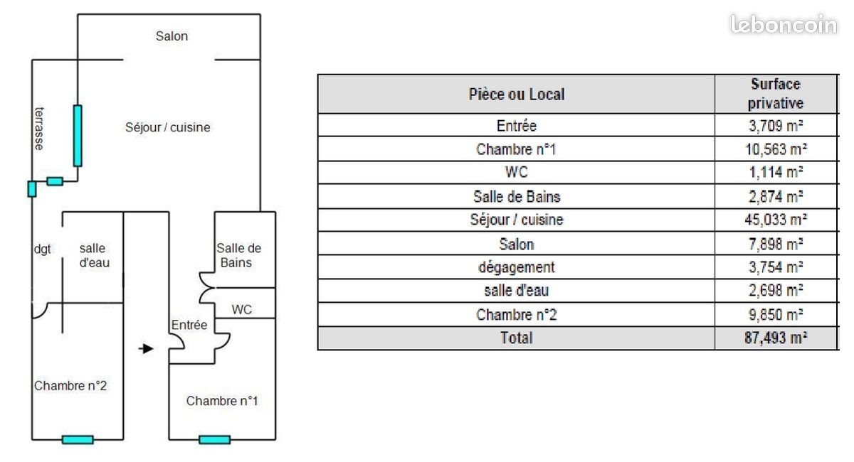 Appartement à vendre, 87m², Lambesc