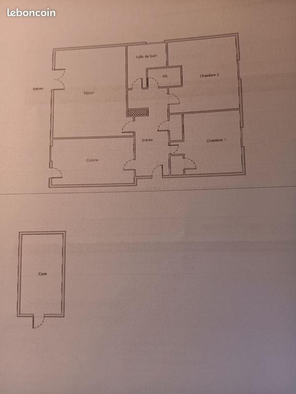 Appartement à vendre, 55m², Grenoble